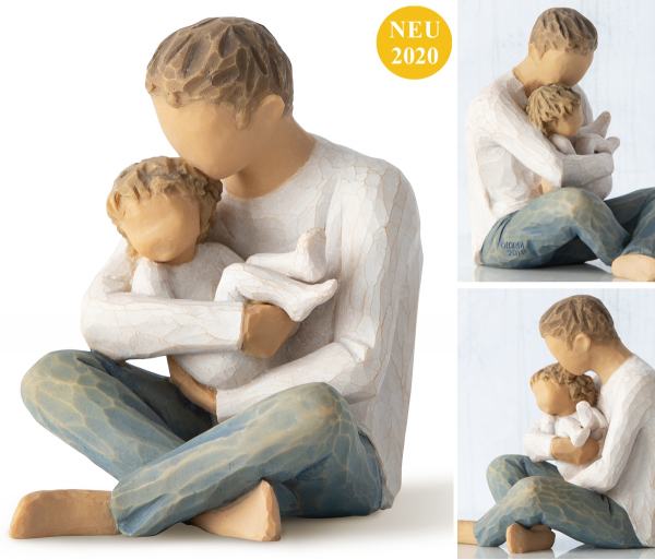 Figur Willow Tree Little One Mein Kleiner - Vater und Kind