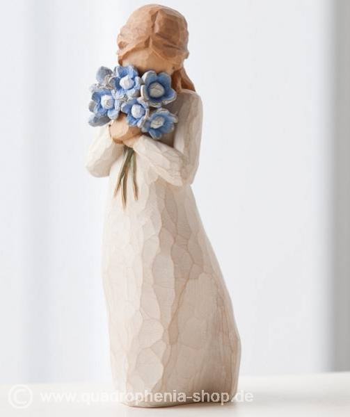 Figur Willow Tree Forget me not Vergiss mich nicht